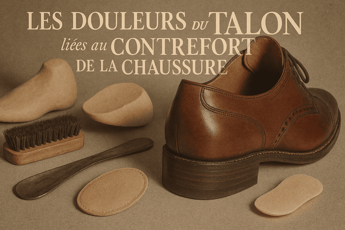 Les douleurs du talon liées au contrefort de la chaussure