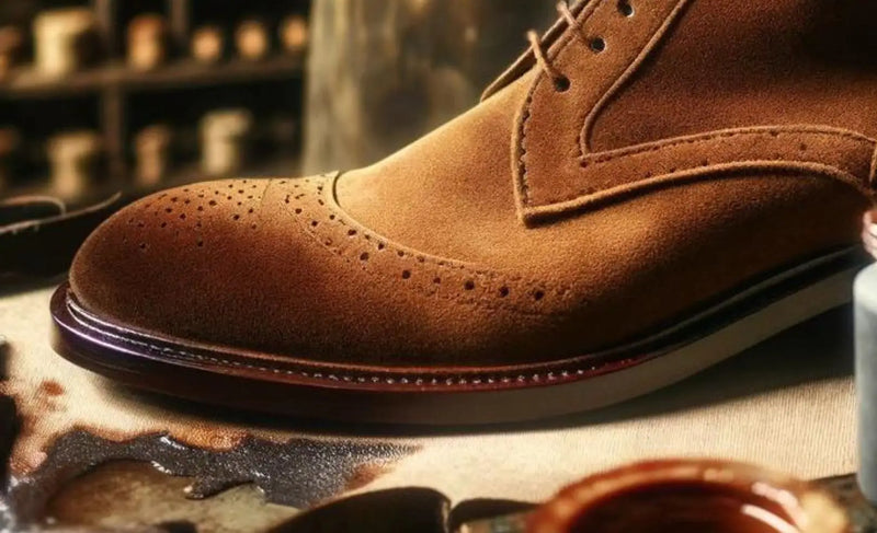 Teintures pour chaussures en daim et nubuck