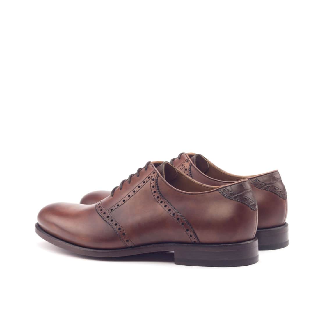 Richelieu Saddle en cuir marron clair – vue 3