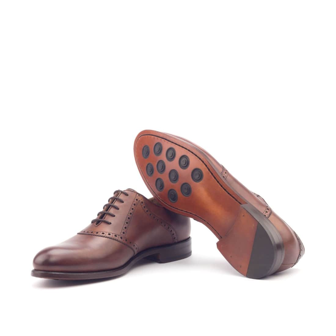 Richelieu Saddle en cuir marron clair – vue 2