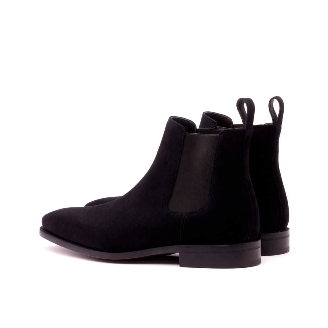 Cheslea Boots en daim noir – vue 3