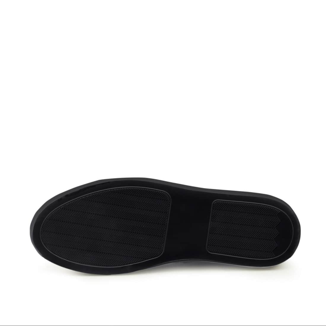 Sneakers Spinner en flanelle marron - Semelles Noires – vue 4