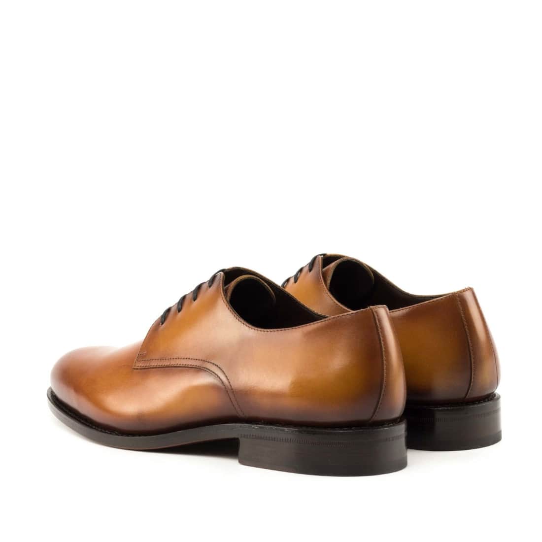 Derbie Blucher en cuir noir – vue 9