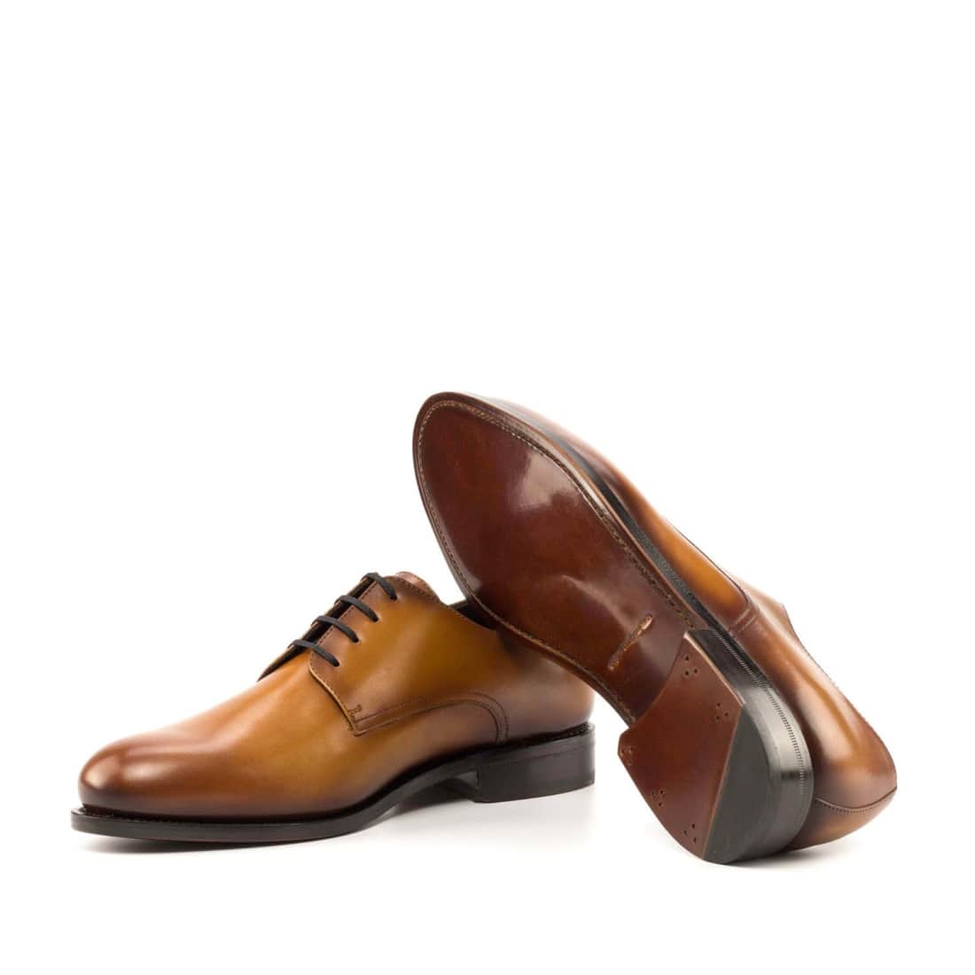 Derbie Blucher en cuir noir – vue 10