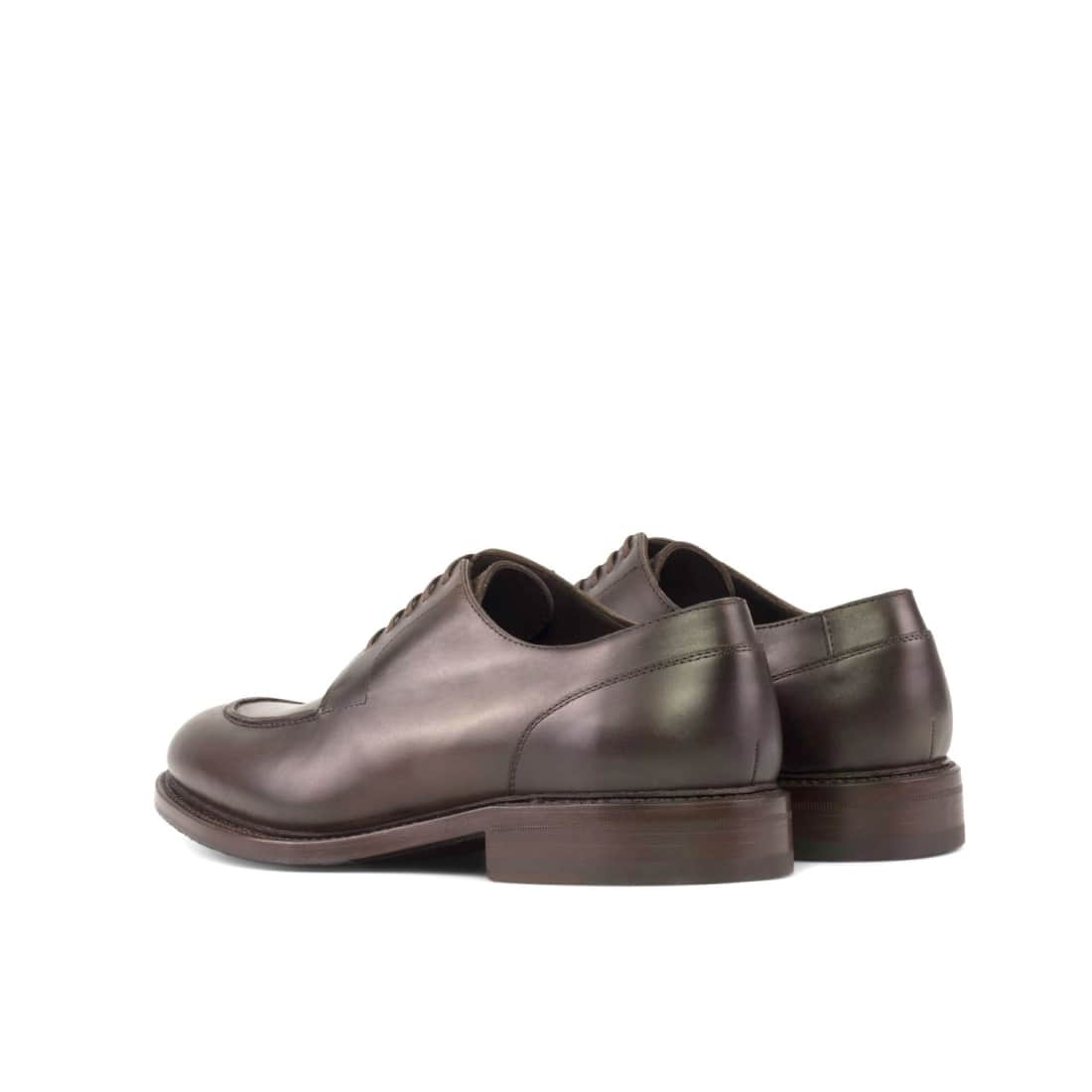 Derbie Chasse en cuir marron foncé – vue 3