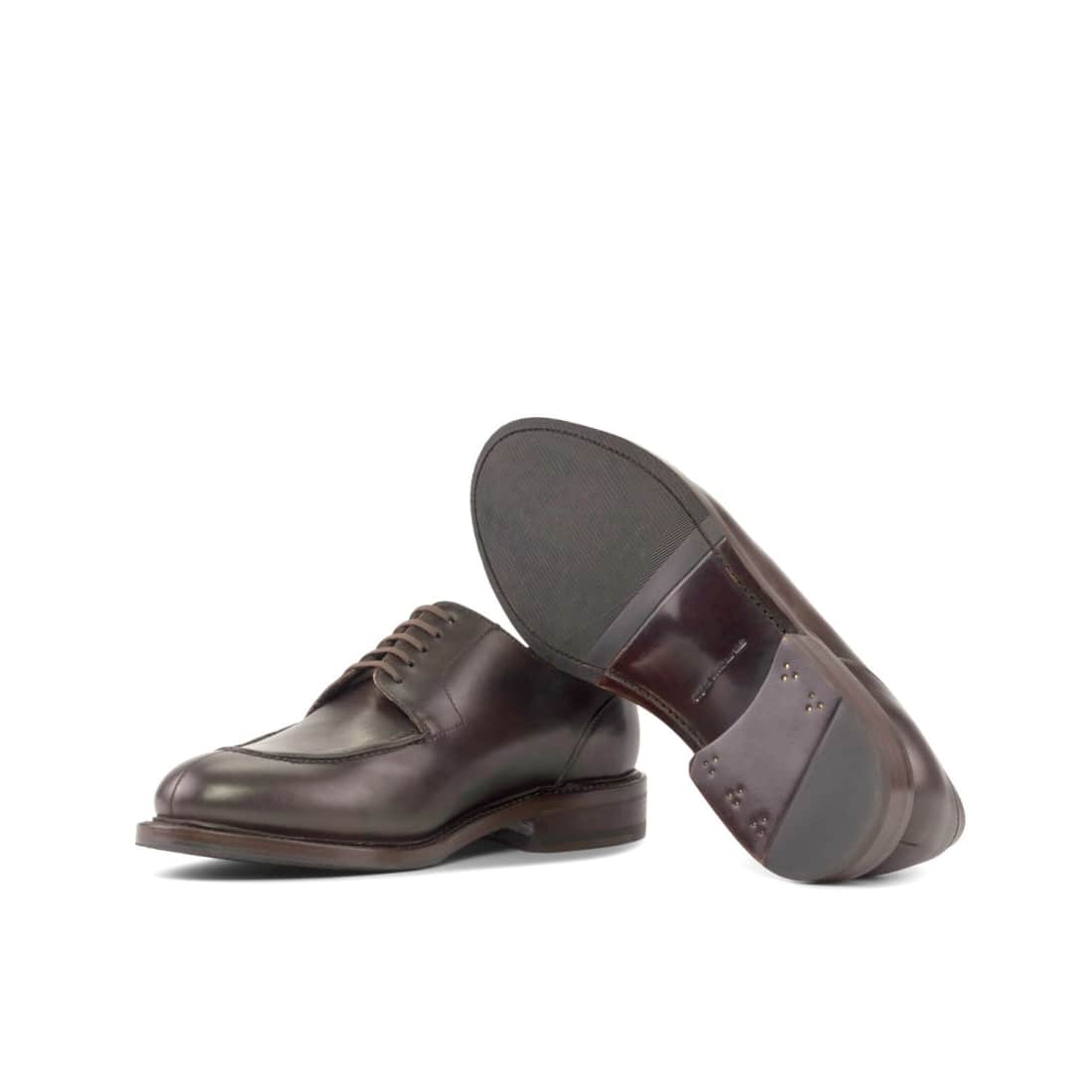 Derbie Chasse en cuir marron foncé – vue 2