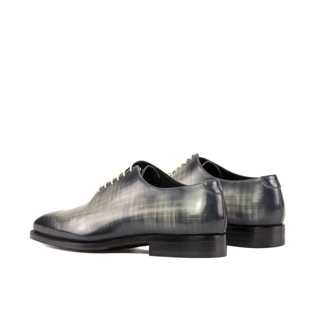 One Cut en cuir gris patiné – vue 3