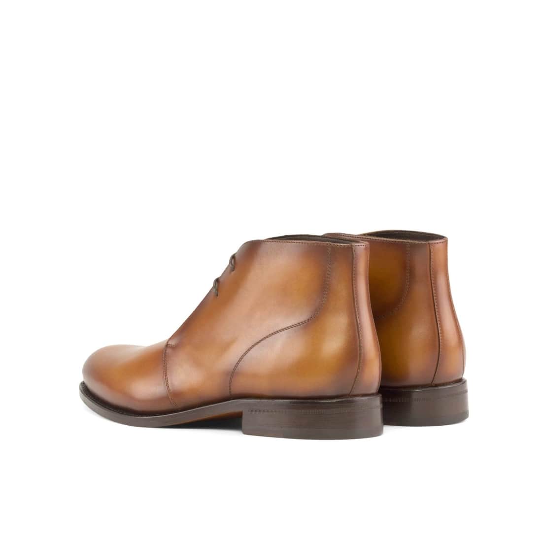 Chukka Boots en cuir marron clair – vue 3
