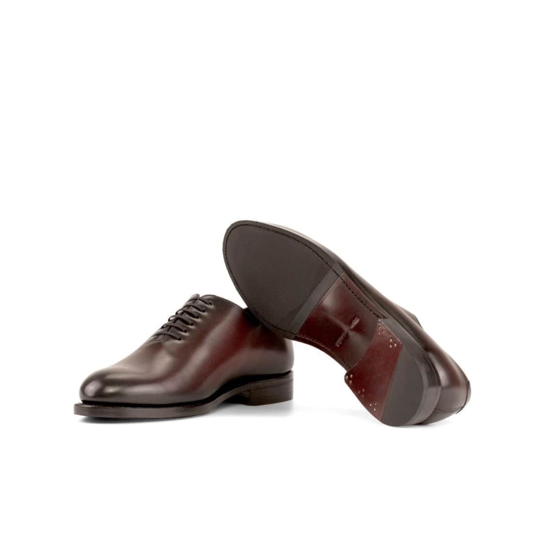 One Cut en cuir bordeaux – vue 2