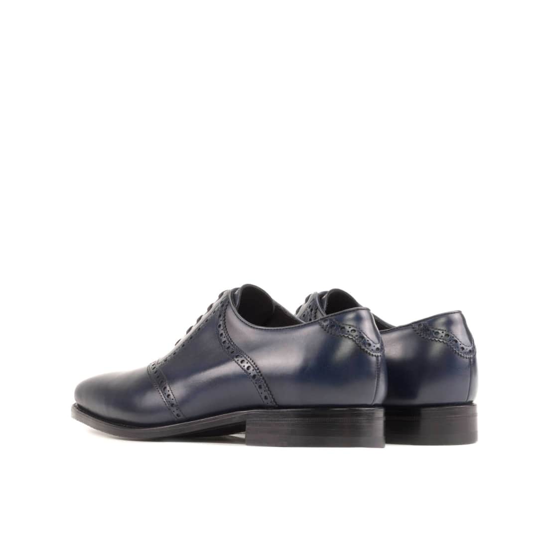 Richelieu Saddle en cuir bleu marine – vue 3