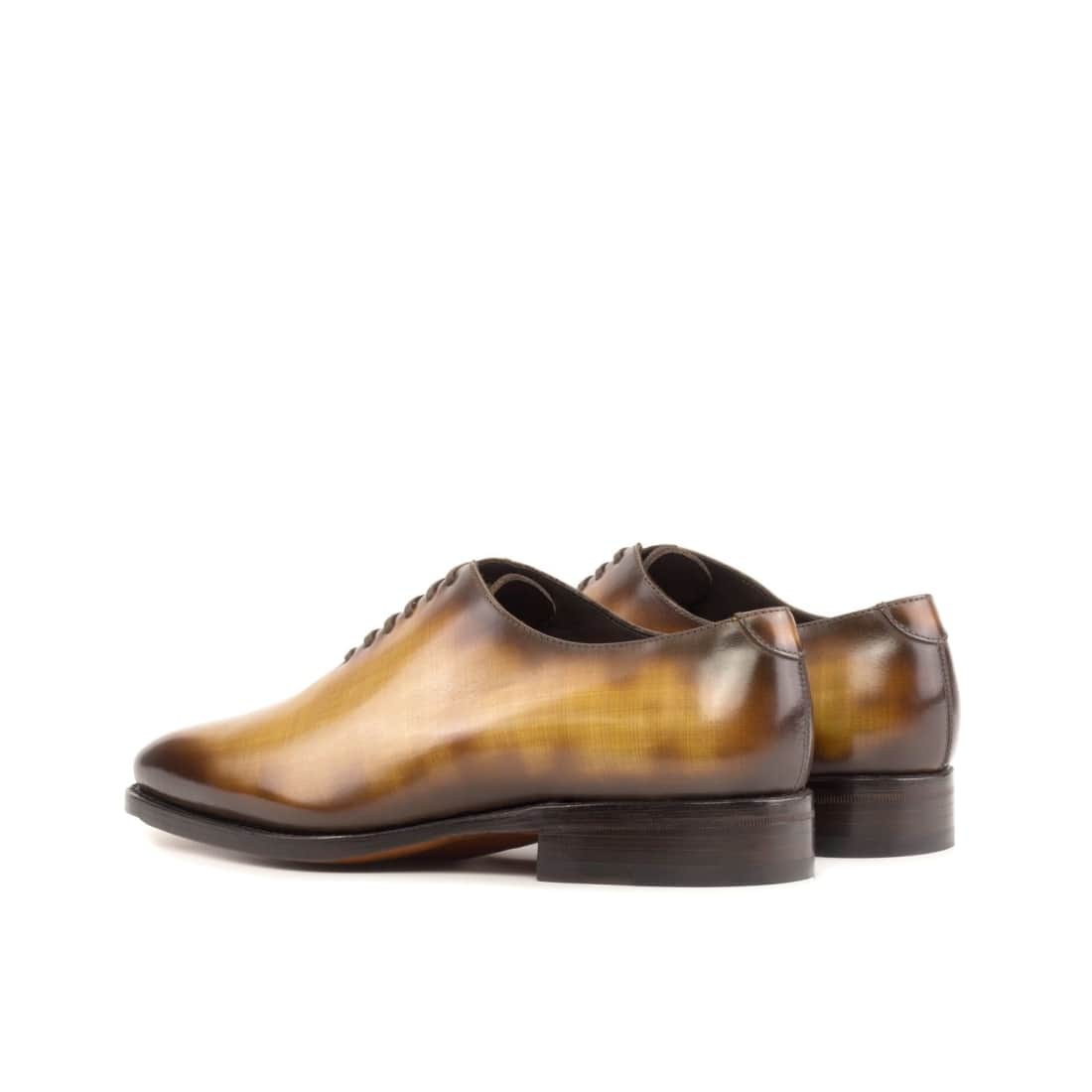 One Cut en cuir patiné cognac – vue 3