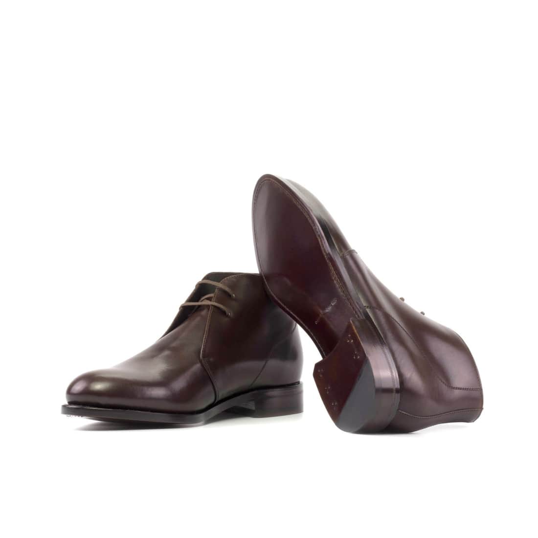 Chukka Boots en cuir marron – vue 2