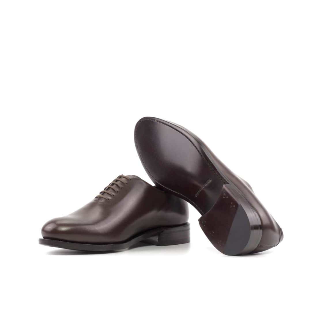 One Cut en cuir marron foncé – vue 2