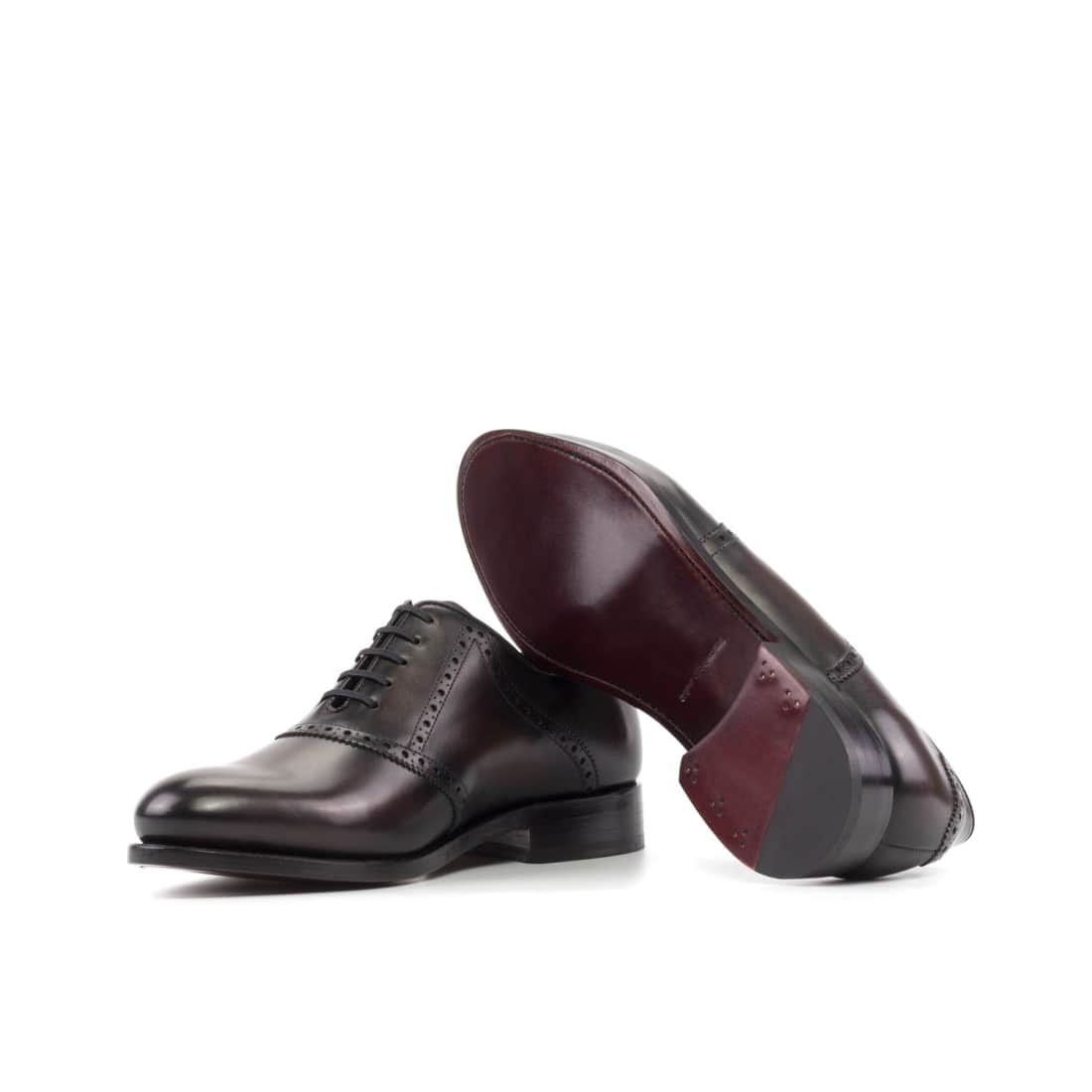 Richelieu Saddle en cuir marron foncé – vue 2