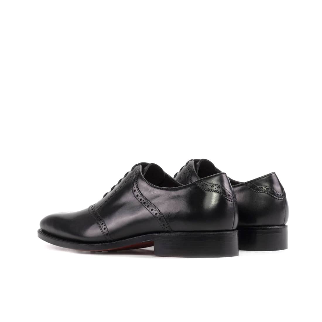 Richelieu Saddle en cuir Noir – vue 3