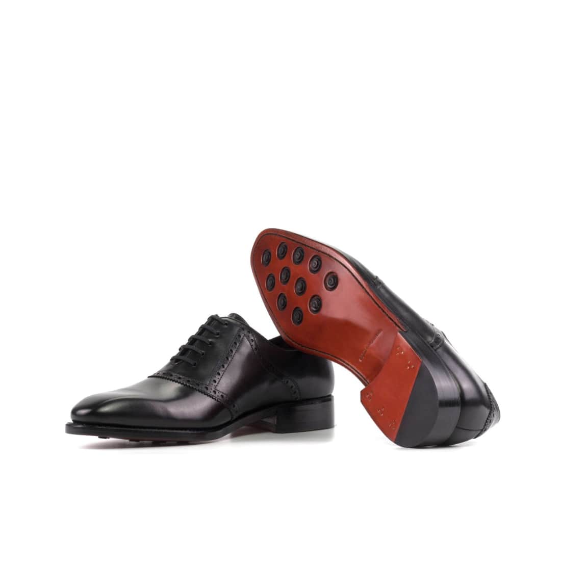Richelieu Saddle en cuir Noir – vue 2