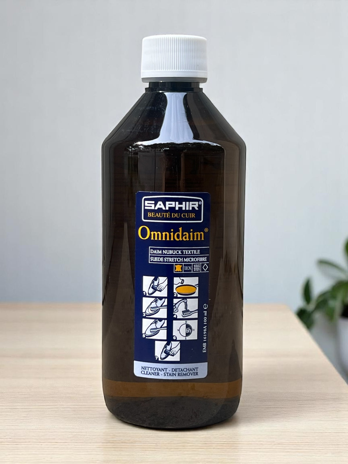 Omnidaim 500 ml saphir nettoyant daim