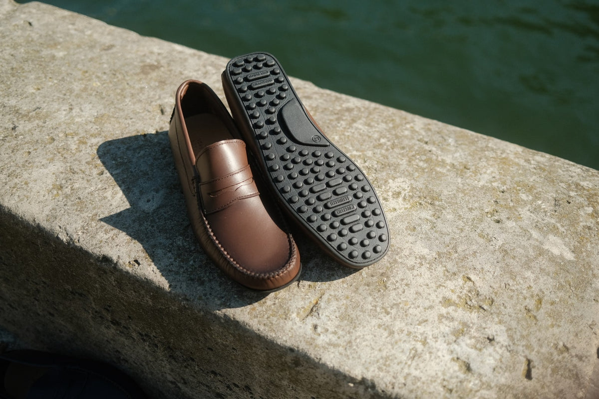 Roma - Mocassins Driver Cuir Marron – vue 6