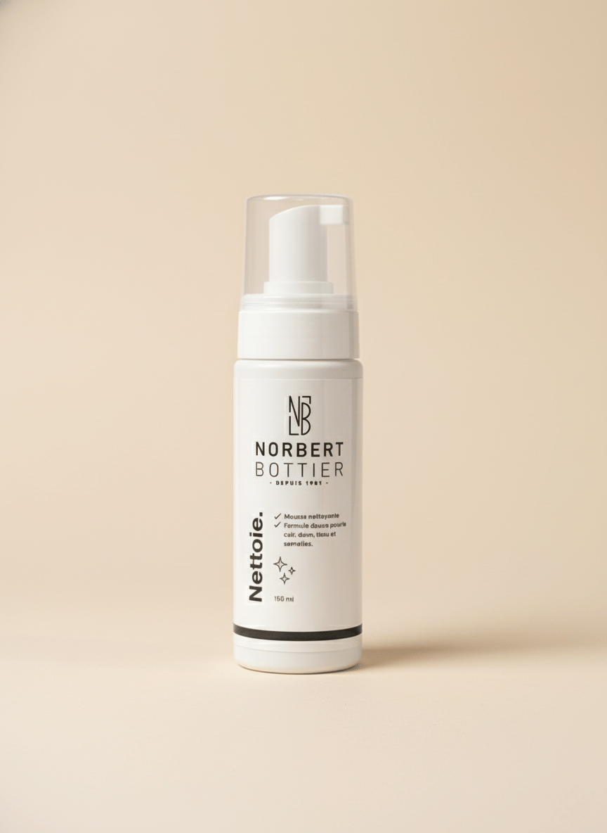 Mousse nettoyante 150 ml pour cuir, daim et textile