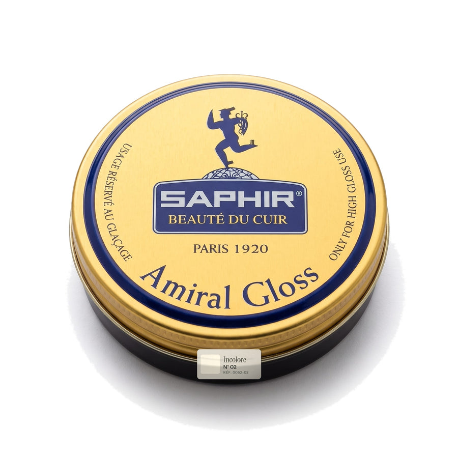 Amiral Gloss Saphir Incolore, boîte métal de 50 ml