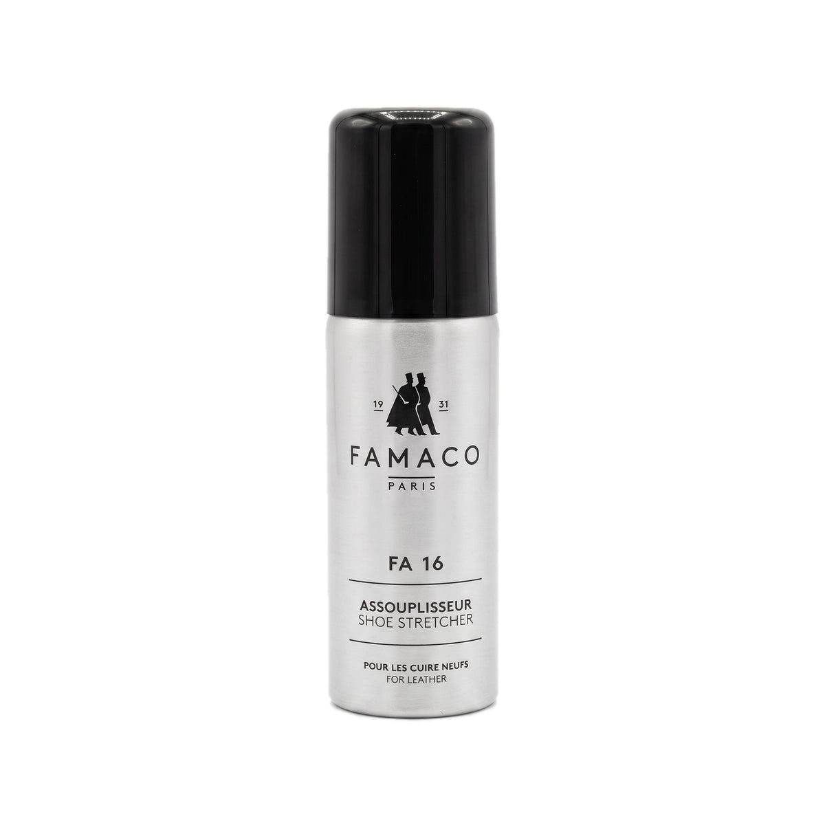 Assouplissant cuir pour chaussures et daim FA16, spray 50 et 150 ml