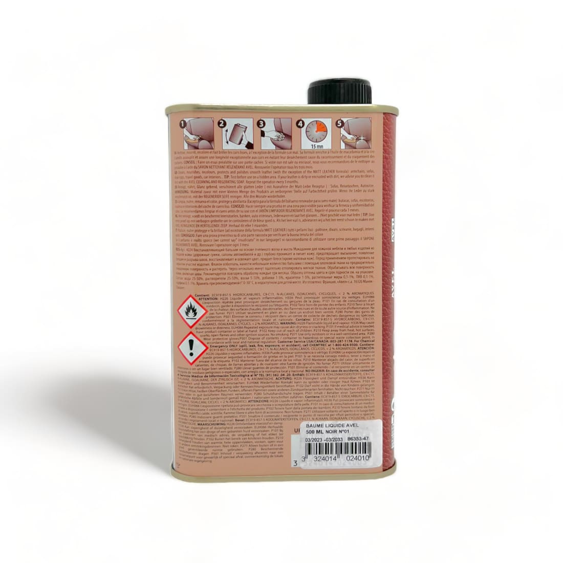 Baume Liquide Rénovateur cuirs d'ameublements Fauve - Avel – vue 3