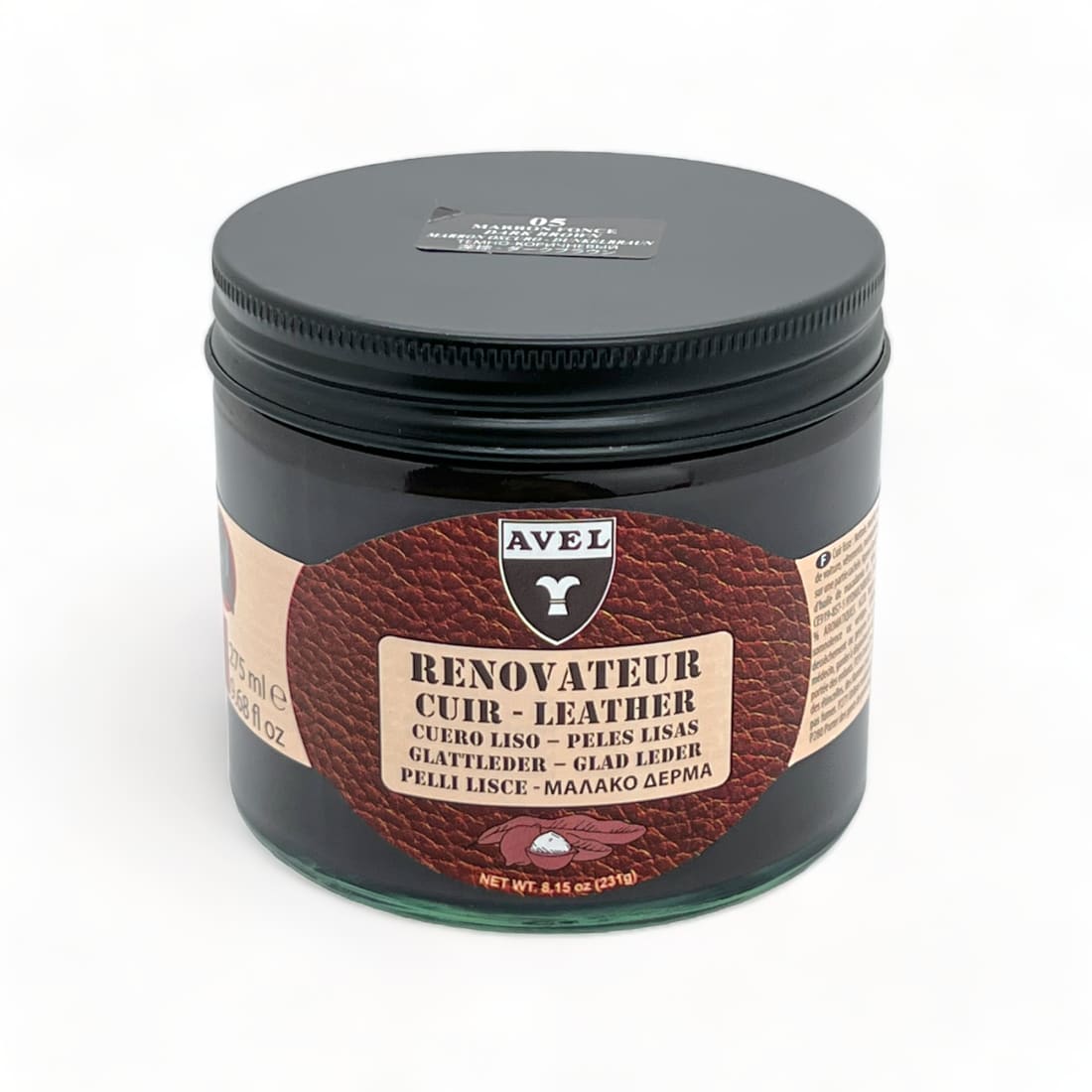 Baume Rénovateur cuirs d'ameublements Marron Foncé - Avel