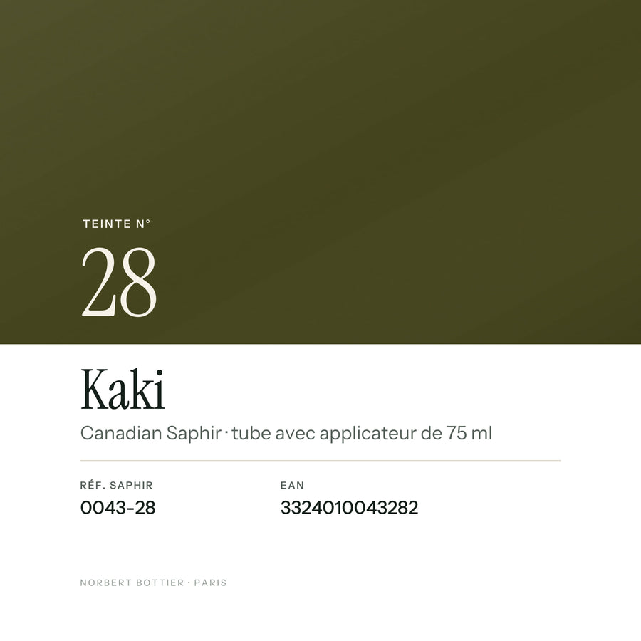 Teinte Kaki n° 28 du Canadian Saphir, réf. 0043-28, EAN 3324010043282