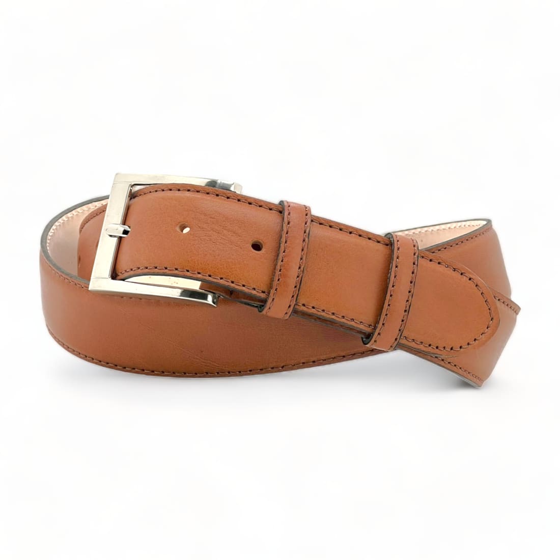 Ceinture en cuir - Marron Clair - 35 mm - Accessoires
