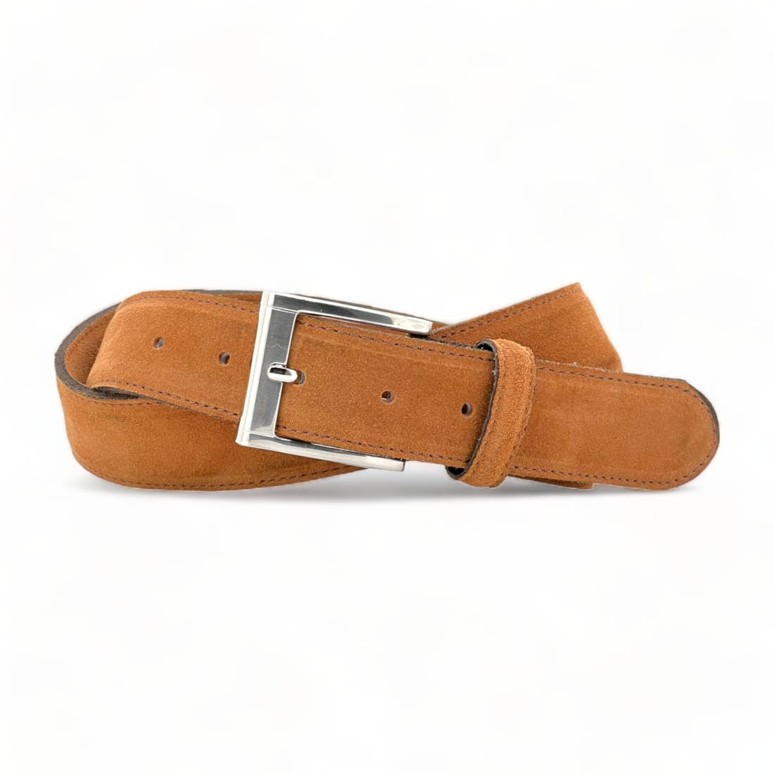 Ceinture en daim - Marron Clair - 35 mm - Accessoires