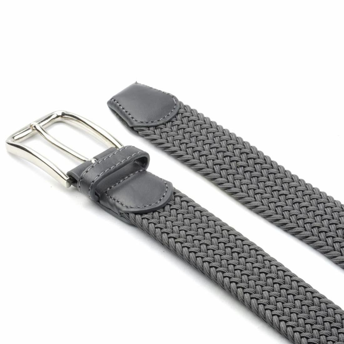 Ceinture tressée élastique - Gris – vue 2