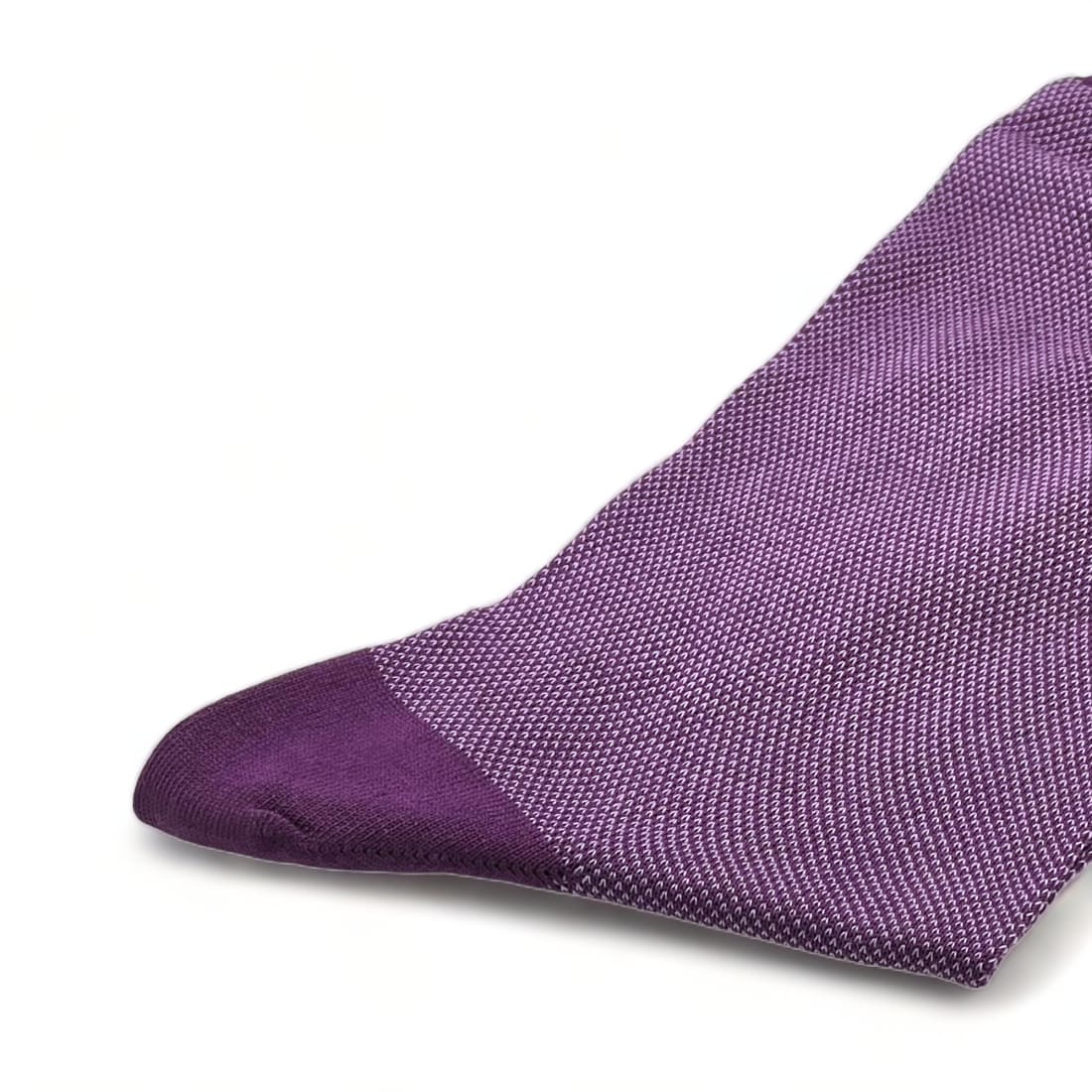 Chaussettes Caviar fil d'Écosse Violet/Lilas – vue 2