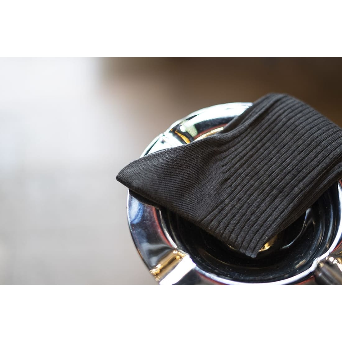Chaussettes fil d'Écosse Anthracite Chiné – vue 3