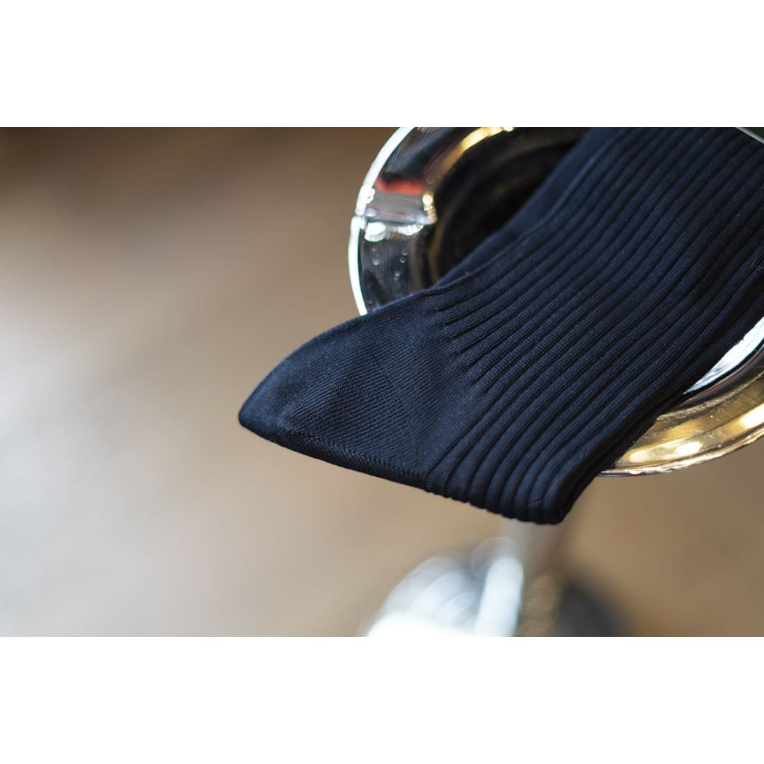 Chaussettes fil d'Écosse Bleu Marine – vue 4
