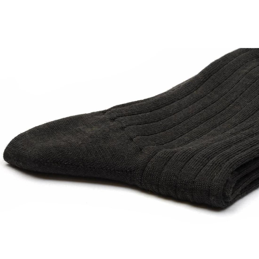 Chaussettes Laine Marron – vue 2