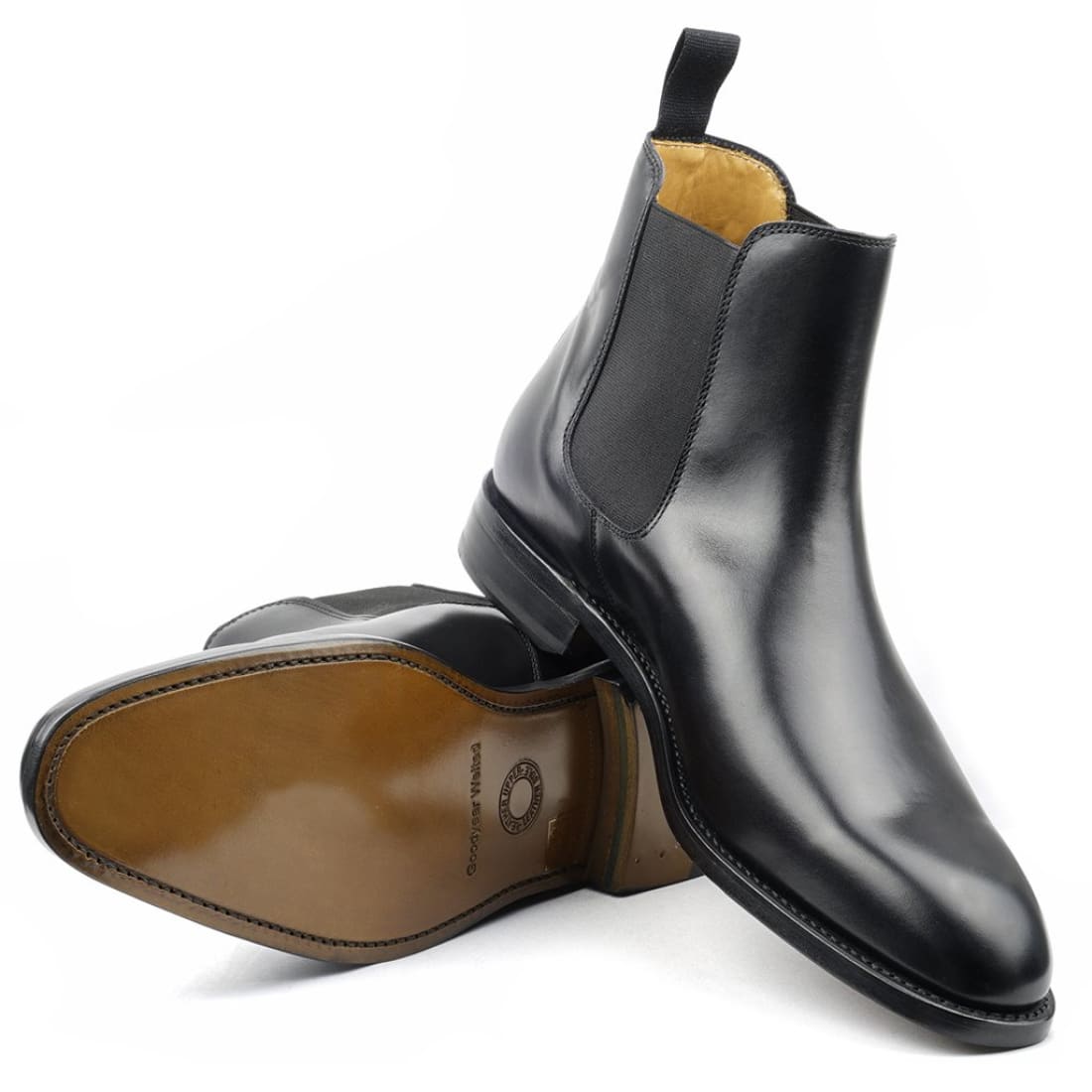 Chelsea Boots Cuir Noir – vue 3