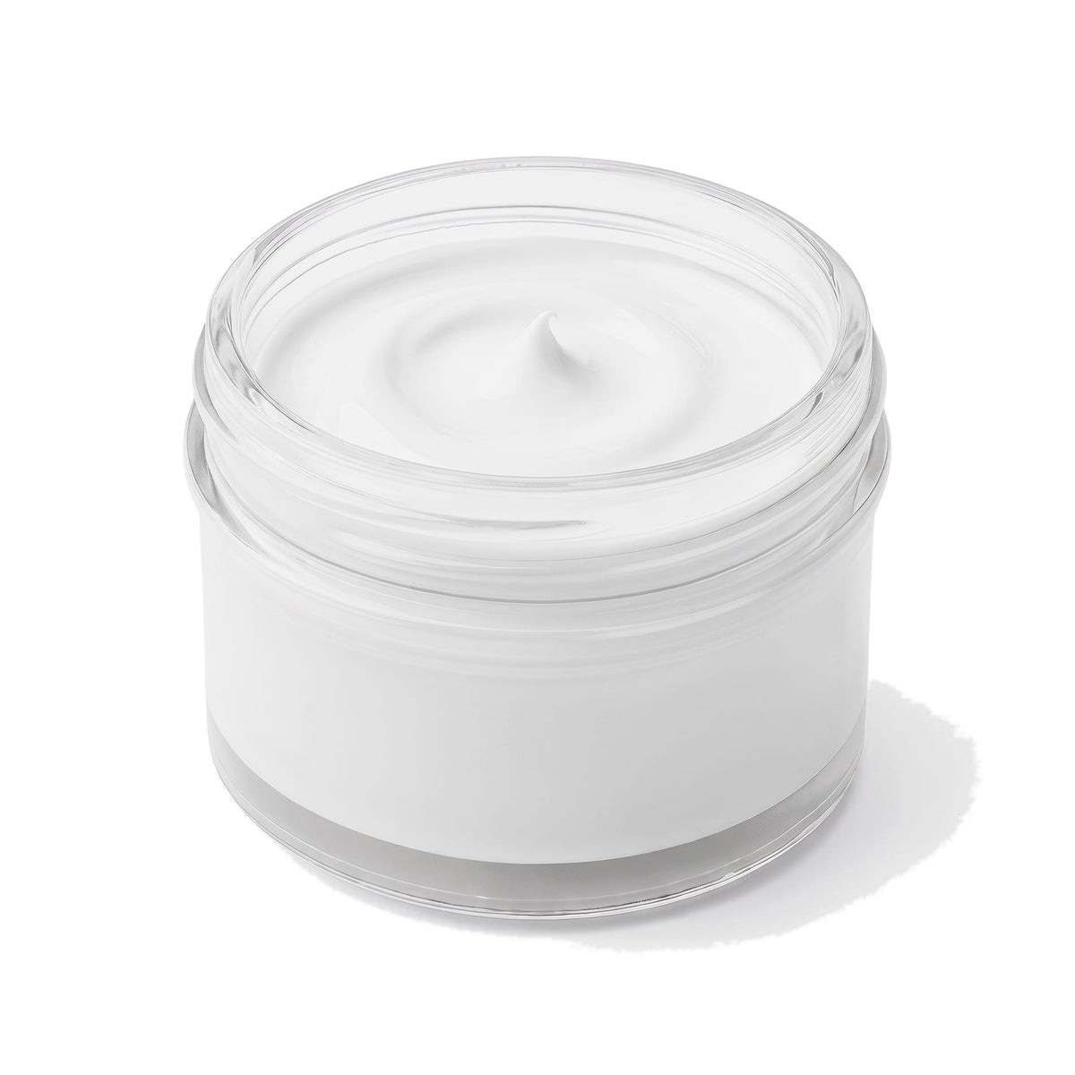 Cirage blanc : crème de cirage teintante pour cuir lisse Norbert Bottier, pot en verre de 50 ml, ouvert
