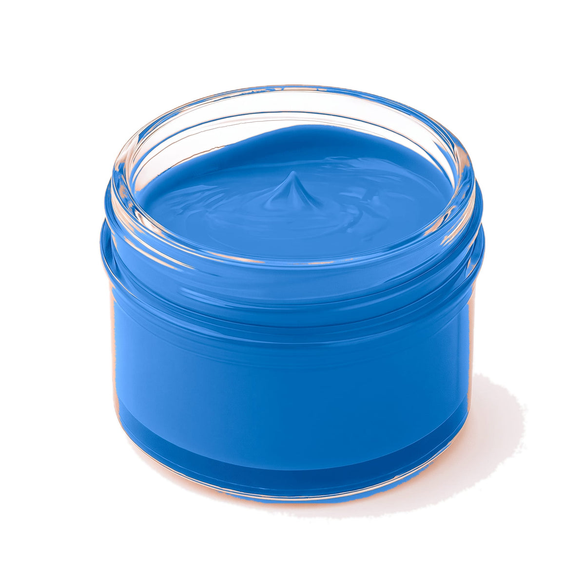 Crème de cirage bleu dur Norbert Bottier, pot en verre de 50 ml, ouvert