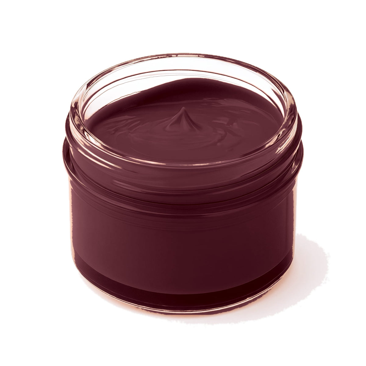 Crème de cirage bordeaux Norbert Bottier, pot en verre de 50 ml, ouvert