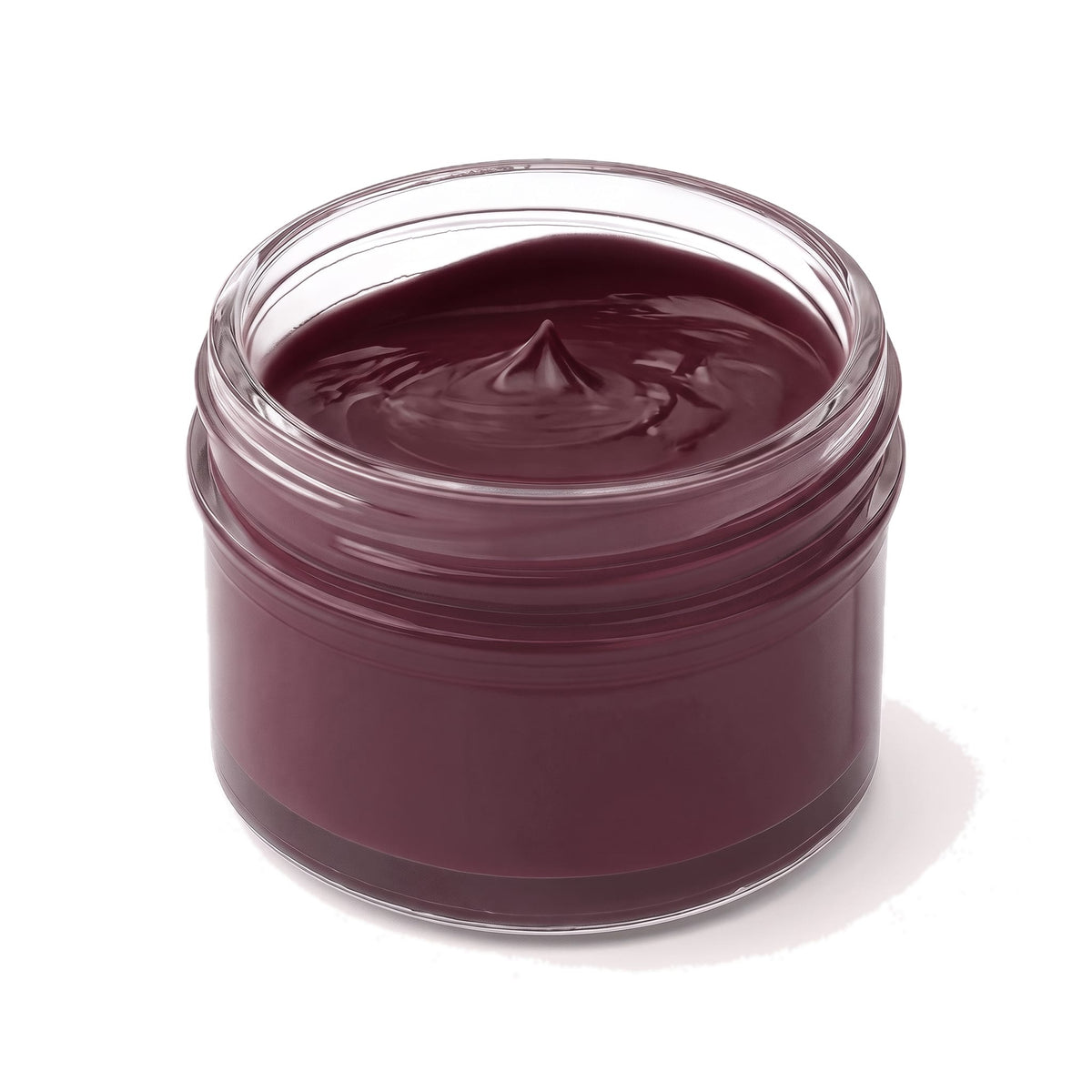 Crème de cirage bordeaux Norbert Bottier, pot en verre de 50 ml, ouvert