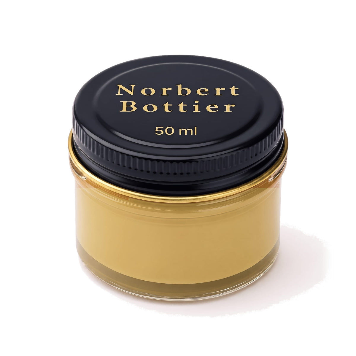 Crème de cirage Cire Norbert Bottier, pot en verre de 50 ml