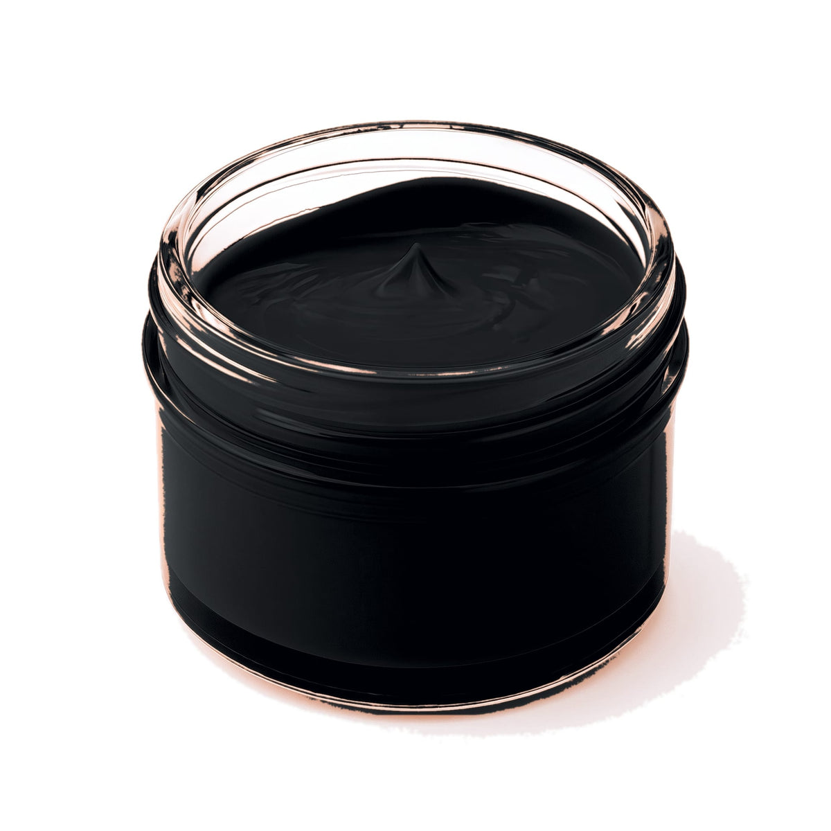 Crème de cirage noir Norbert Bottier, pot en verre de 50 ml, ouvert