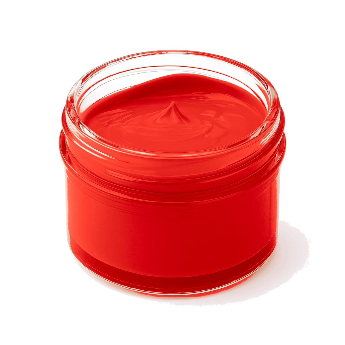 Crème de cirage rouge Norbert Bottier, pot en verre de 50 ml, ouvert