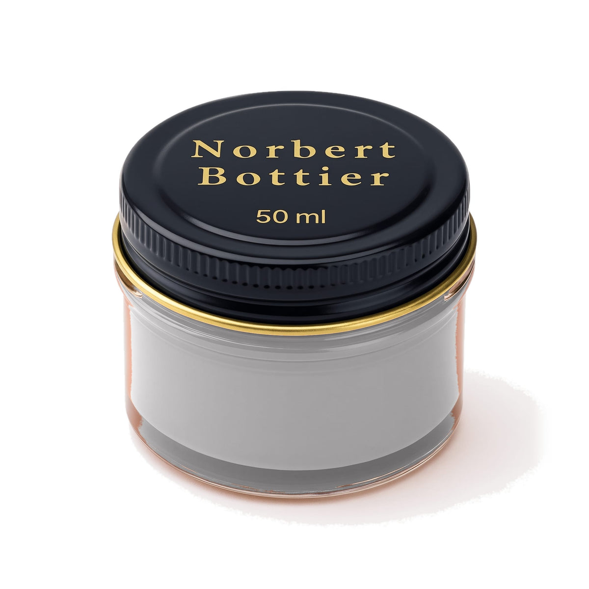 Crème de cirage silex Norbert Bottier, pot en verre de 50 ml