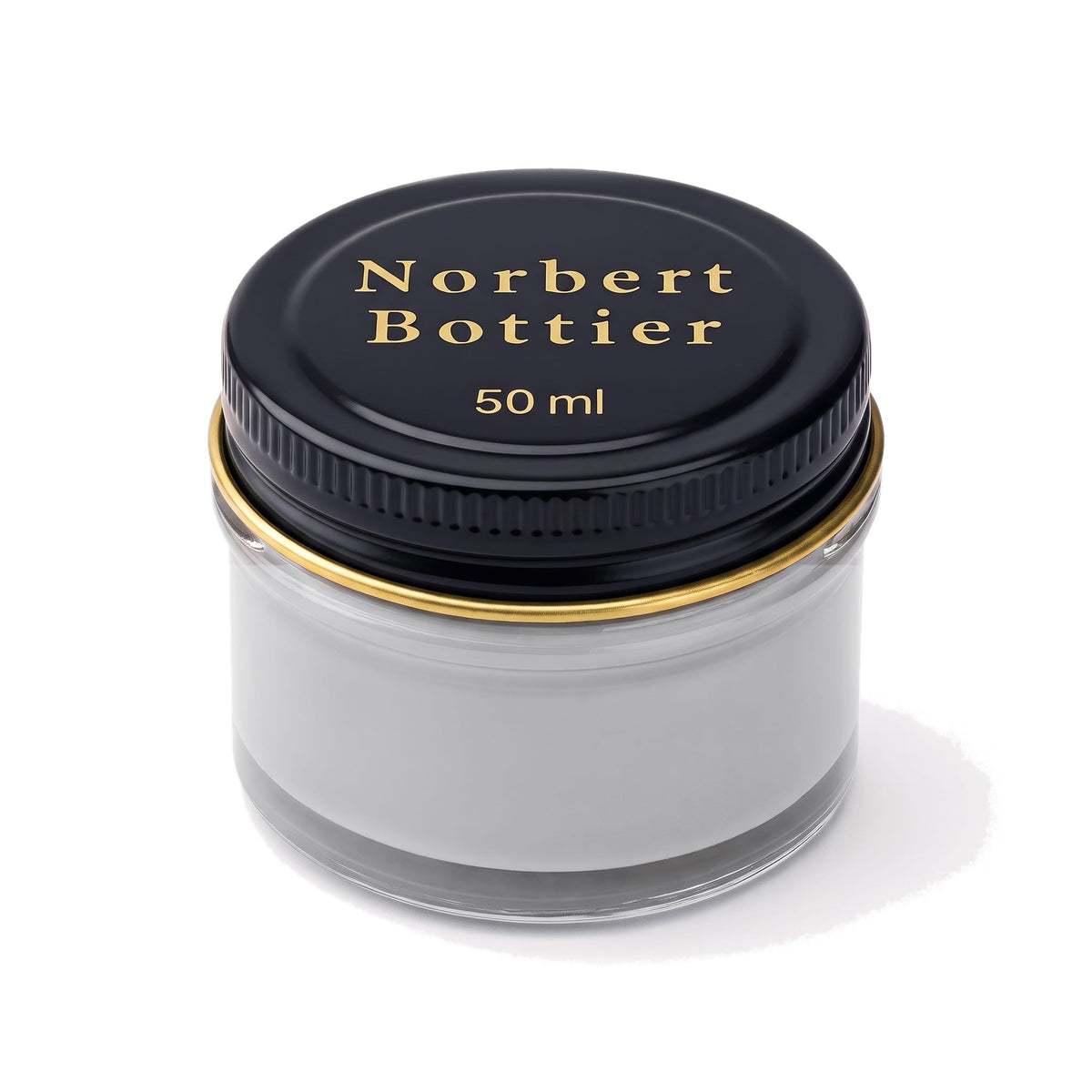 Crème de cirage silex Norbert Bottier, pot en verre de 50 ml