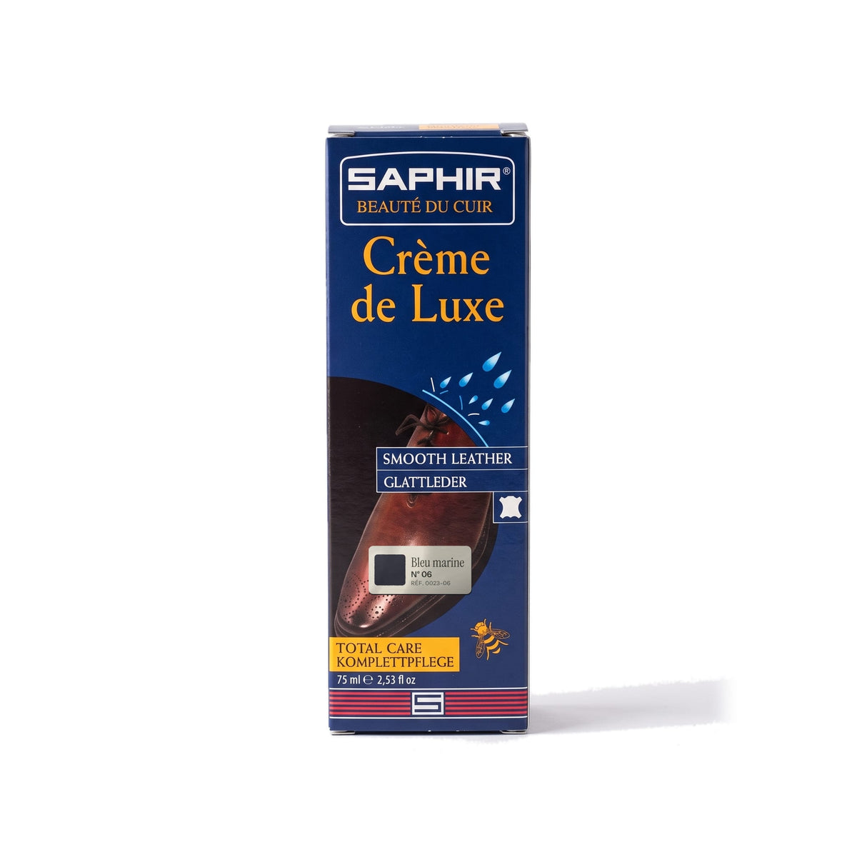 Crème de Luxe 1789 Saphir Bleu marine, tube avec applicateur de 75 ml