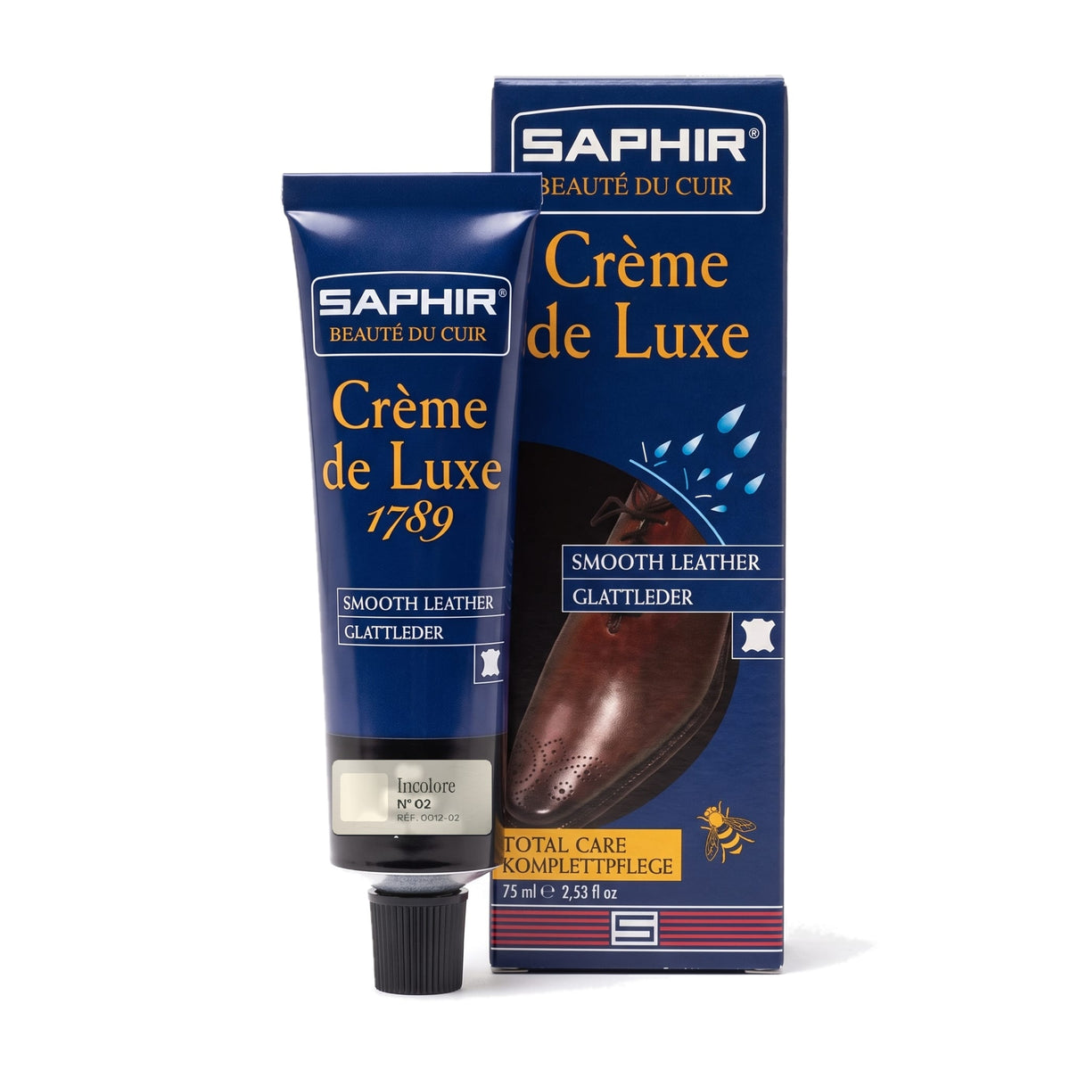 Crème de Luxe 1789 Saphir Incolore, tube de 50 ml