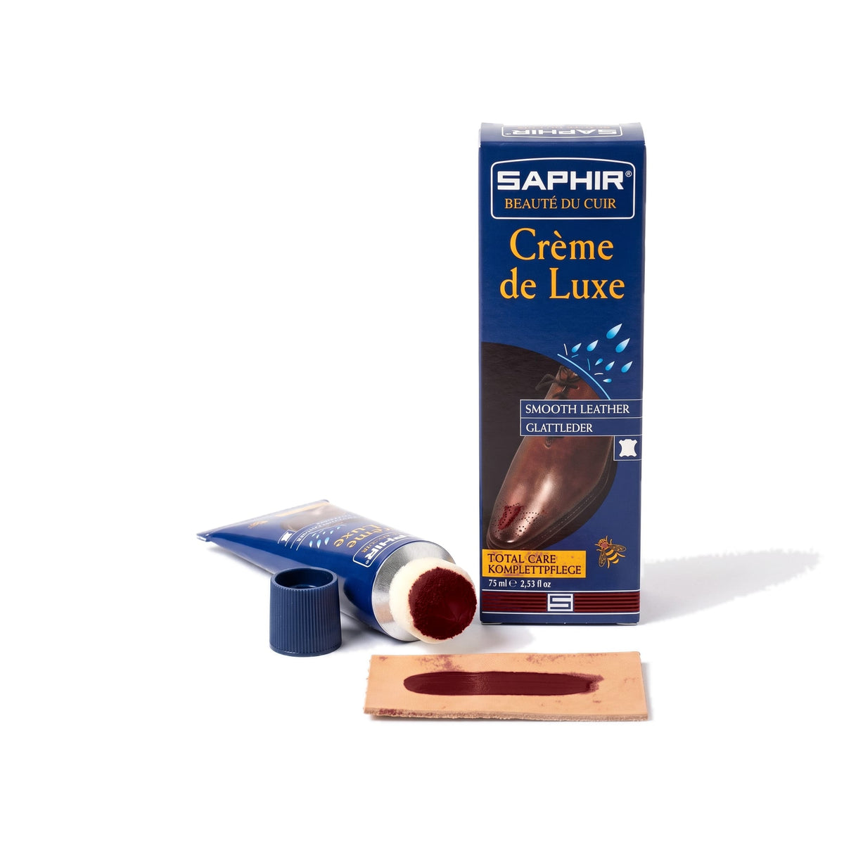 Crème de Luxe applicateur Saphir Rouge n°12, applicateur éponge découvert