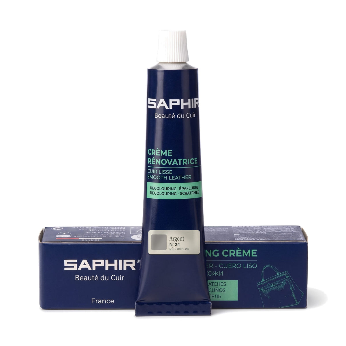 Crème Rénovatrice Saphir Argent, tube de 25 ml
