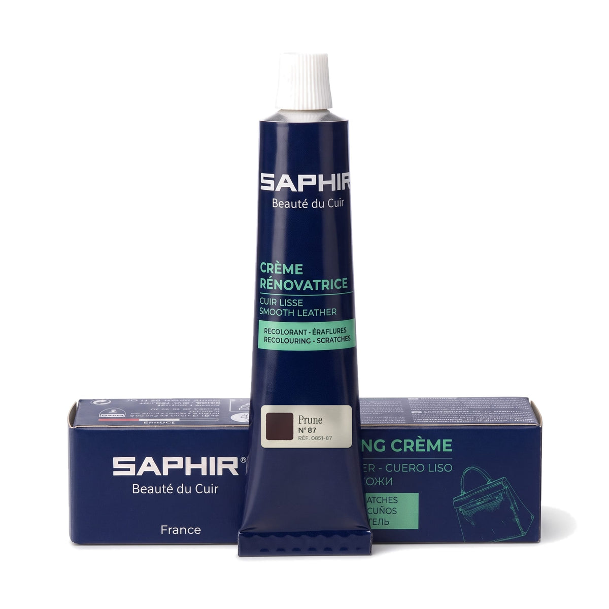 Crème Rénovatrice Saphir Prune, tube de 25 ml